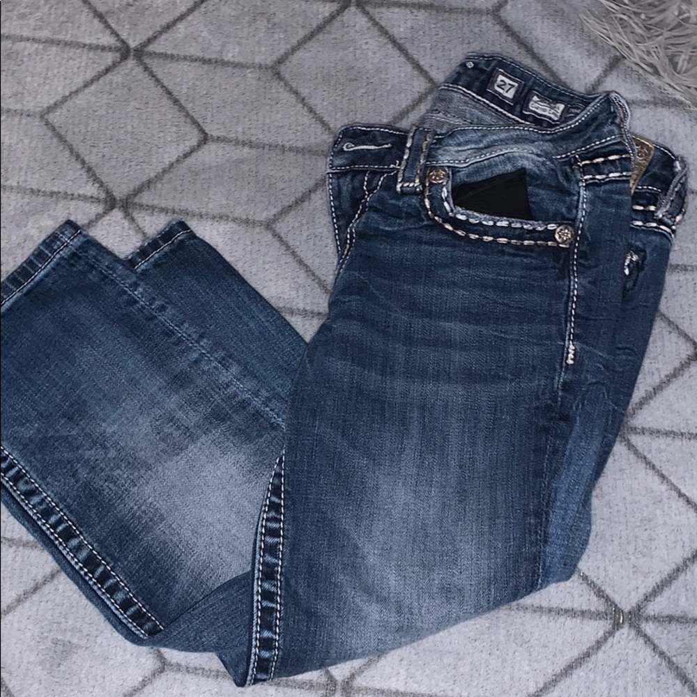 MISS ME cropped jeans💗